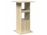 Syfax™ Tavolo Bar Portaoggetti Rovere Sonoma 60X60X102 Cm Multistrato