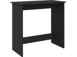 Syfax™ Scrivania Nera 80X40X75 Cm In Legno Multistrato