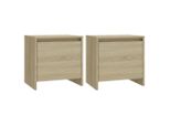 Syfax™ Comodini 2 Pz Rovere Sonoma 45X34X44,5 Cm In Truciolato