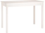 Syfax™ Tavolo Da Pranzo Bianco 110X55X75 Cm In Legno Massello Di Pino