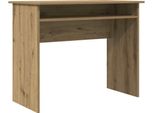 Syfax™ Scrivania Rovere Artigianale 90X50X74 Cm In Legno Multistrato