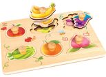 Hape Puzzle Di Legno Fruity Layer - Gioco Educativo Della Frutta