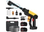 Idropulitrice, Funzionamento A Batteria, Potente Flusso D'acqua, 2 Batterie, Funzionamento A Batteria