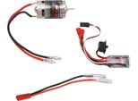 Rc Motore Spazzolato Esc Set 28T 390 Motore Spazzolato Con 30A Spazzolato Esc Jst Femmina A 4,0 Millimetri Cavo Adattatore Femmina Per 1/16 1/18 Rc Auto Barca