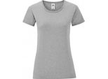 Fruties Maglietta Donna A Maniche Corte Antidate Grigio Chiaro L