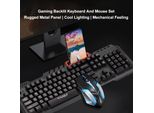 Thunder Wolf TF-600 Tastiera E Mouse Set Piastra Di Ferro In Metallo Notebook Computer Desktop Ufficio Gioco Tastiera Mouse Thunderwolf TF-600 Tuta