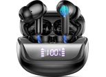 Cuffie Intrauricolari, Hifi Stereo Con 4 Microfoni Hd Enc A Cancellazione Di Rumore, Cuffie Wireless In Ear 45 Ore Di Riproduzione, IP7 Impermeabile