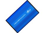 USB2.0 A Ide Hard Disk Case 2.5'' Ide Hdd Enclosure Portable Hard Disk Box Aluminum Alloy Hdd Enclosure Blue (Not Inclube Hard Disk)