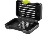Goobay 77849 Set Di Punte Per Pietra, 15 Pezzi - Set Di Utensili Flessibili In Robusta Valigetta Di Trasporto