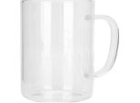 350ML Trasparente Latte Tazza Di Caffè Con Manico Vetro Acqua Tazza Da Bere Utensili Da Cucina Lettera Bianca