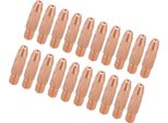 20Pz Punta Di Contatto In Rame M6 Per Torcia Di Saldatura Mig/Mag Binzel 24KD (1,0 Mm)