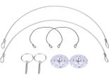 2 Pezzi Universale Cnc Billet Alluminio Racing Bonnet Pin Latch Lock Appearance Kit Argento