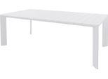 Milanihome.It - Tavolo Da Giardino In Alluminio 200X100 Di Design Per Esterno Giardino Di Colorebianco