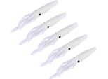 Accessori Per La Pesca, Luminosi, Morbidi, Calamari, Polpi, Esche, 5 Pezzi, Si Illuminano Al Buio (#1)