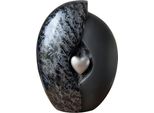 Urna A Cuore Unica - 3 Litri - Urna In Metallo Fatta A Mano Per Umani E Animali Domestici - Elegante Urna Ricordo