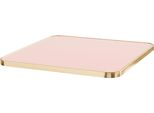 Piano In Laminato Da 70 Cm In Marmo E Bordo In Alluminio Rosa - Oviala Montmartre