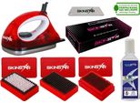 Skinstar Starter Ski Wax Set, Ferro Da Sci, Spazzole, Cera, Pulitore 7 Pezzi