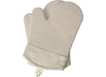 Inf Guanti Da Forno In Silicone: Guanti Da Forno Resistenti Al Calore (1 Paio) Beige