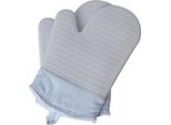 Inf Guanti Da Forno In Silicone: Guanti Da Forno Resistenti Al Calore (1 Paio) Blu