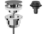 Valvola Di Scarico A Cappuccio Kwc Ar, Ronda, G1 1/4B, Ottone Cromato