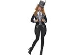 Smiffys - Costume "Deluxe"" - Donna SM2366 (L) (Nero)"