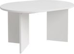 Selsey Ovo - Tavolo Da Pranzo Allungabile, Rotondo, 110-190 X 110 Cm, Bianco