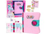 Diario Segreto Con Lucchetto, Chiave, Scomparto Nascosto, Rosa