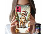 Custodia Per Motorola Edge 40 Neo - Renna, Disegni Natalizi + Foil