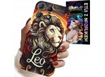 Custodia Per Motorola Edge 50 Pro - Leone, Segno Zodiacale Dell'astronomia, Custodia + Foglio Di Alluminio
