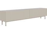 Selsey Veldio New - Lavagna Bassa Per Tv Con Frontale Scanalato, Grigio, 175 Cm