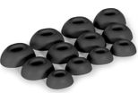 Okuli 12 X Gommini Auricolari In Silicone Ricambio Per Bose Quietcomfort Ii & Ultra Auricolari Cuffie In Nero