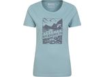 Mountain Warehouse - Maglietta "Scoprire Bournemoth"" Per Donna MW4765 (42 De) (Blau)"