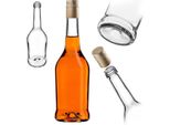 Bottiglie Per Liquore Kadax 500Ml, 1 Pezzo, Bottiglie Vuote Per Il Riempimento Di Olio, Aceto, Liquore, Vino E Grappa, Bottiglie Di Vetro, Bottiglie Di Grappa, Bottiglie Di Succo (Oro, Lungo)