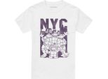 Teenage Mutant Ninja Turtles - Maglietta "Nyc"" Per Uomo/Donna Unisex TV27087 (S) (Bianco)"
