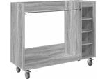 Vidaxl Armadio Da Golf Con Ruote Uni Grigio Sonoma 120 X 45 X 98 Cm