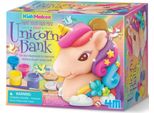 4M Kidzmaker Dipingi La Tua Mini Banca Di Unicorni Glitterati