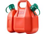 Tanica Di Carburante Vevor, Serbatoio Del Carburante Da 6 L Con Beccuccio E Serbatoio Dell'olio Aggiuntivo Da 1,9 L, Portata Massima Di 5,5 L/Min, Serbatoio Del Fluido Per La Maggior Parte Delle Auto, Moto, Atv E Utv