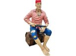 Figura Pirata Statua Design Scultura Decorazione Caraibi Pirata Decorazione Giardino 138Cm