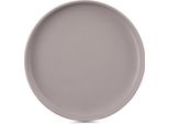 Orion | Piatto Da Pranzo - Ceramica - Piatto Da Colazione - Grigio - 26,5 Cm - Lavabile In Lavastoviglie - Utilizzabile In Microonde