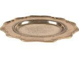 Ciotola Per Decorazioni Clayre & Eef 31X22X3 Cm Alluminio Color Oro
