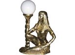 Figura Egiziana Lampada Da Terra Lampade Statua Cleopatra 45 Cm Statue Figure