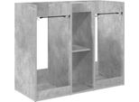 Vidaxl Armadio Da Golf Uni Concrete Grey 65 X 45 X 98 Cm