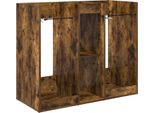 Vidaxl Armadio Da Golf Uni Rovere Fumé 65 X 45 X 98 Cm