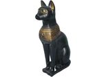 Figura Gatto Egiziano Bastet Statue Figure Decorazione Plastica 80Cm Decorazione