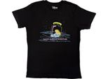 Alice Nel Paese Delle Meraviglie - Maglietta "Alice's Curious Adventure"" Per Uomo/Donna Unisex RO15198 (L) (Nero)"