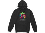 Sesame Street - Felpa Con Cappuccio "50 Anni"" Per Uomo/Donna Unisex TV27601 (L) (Nero)"