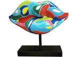 Labbra Astratte Design Figura Statua Scultura Decorazione Statue Decorazione Nuovo 47Cm