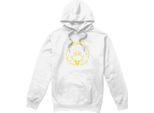 Sesame Street - Felpa Con Cappuccio Per Uomo/Donna Unisex TV27615 (L) (Bianco)