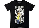 Rick And Morty - T-Shirt Uomo/Donna Unisex RO15131 (Xl) (Nero)