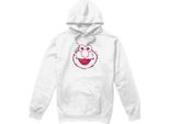 Sesame Street - Felpa Con Cappuccio Per Uomo/Donna Unisex TV27624 (S) (Bianco)
